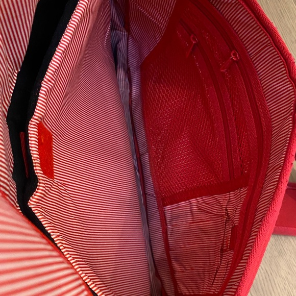 Herschel Supply Company Red and Blue Messenger Bag - Picture 11 of 14